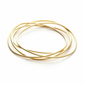 Amano Studio Gold Wave Bangle Set - 14k Gold Plated